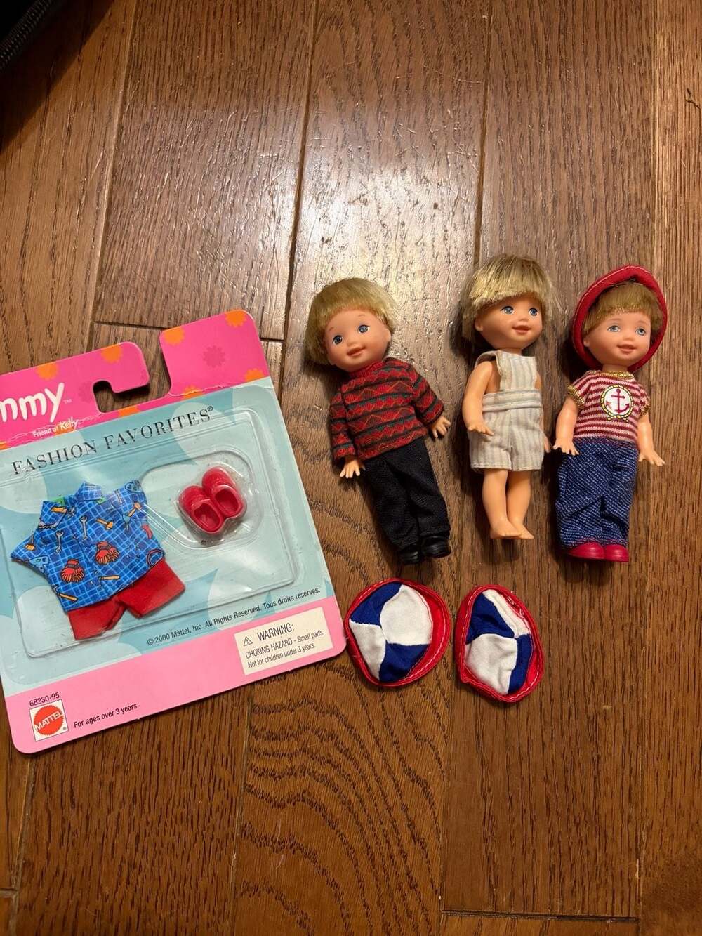 Mattel Tommy Doll Lot With 3 Dolls And Fashion Favorites Outfit